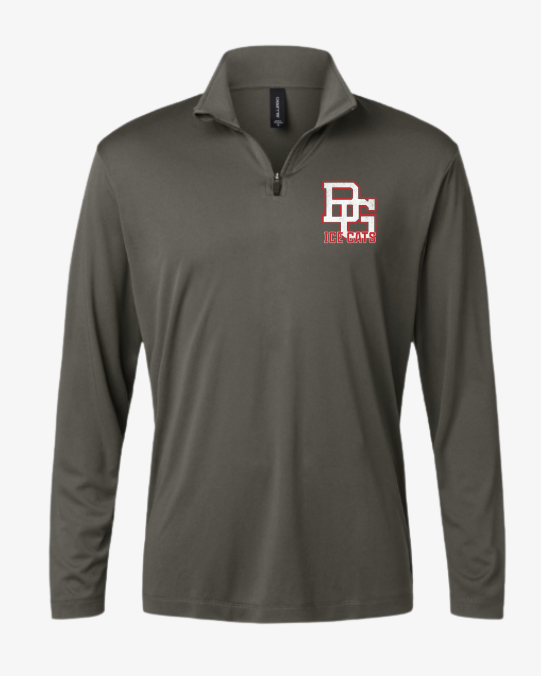 BG Ice Cats Performance Quarter-Zip Pullover (youth-adult)