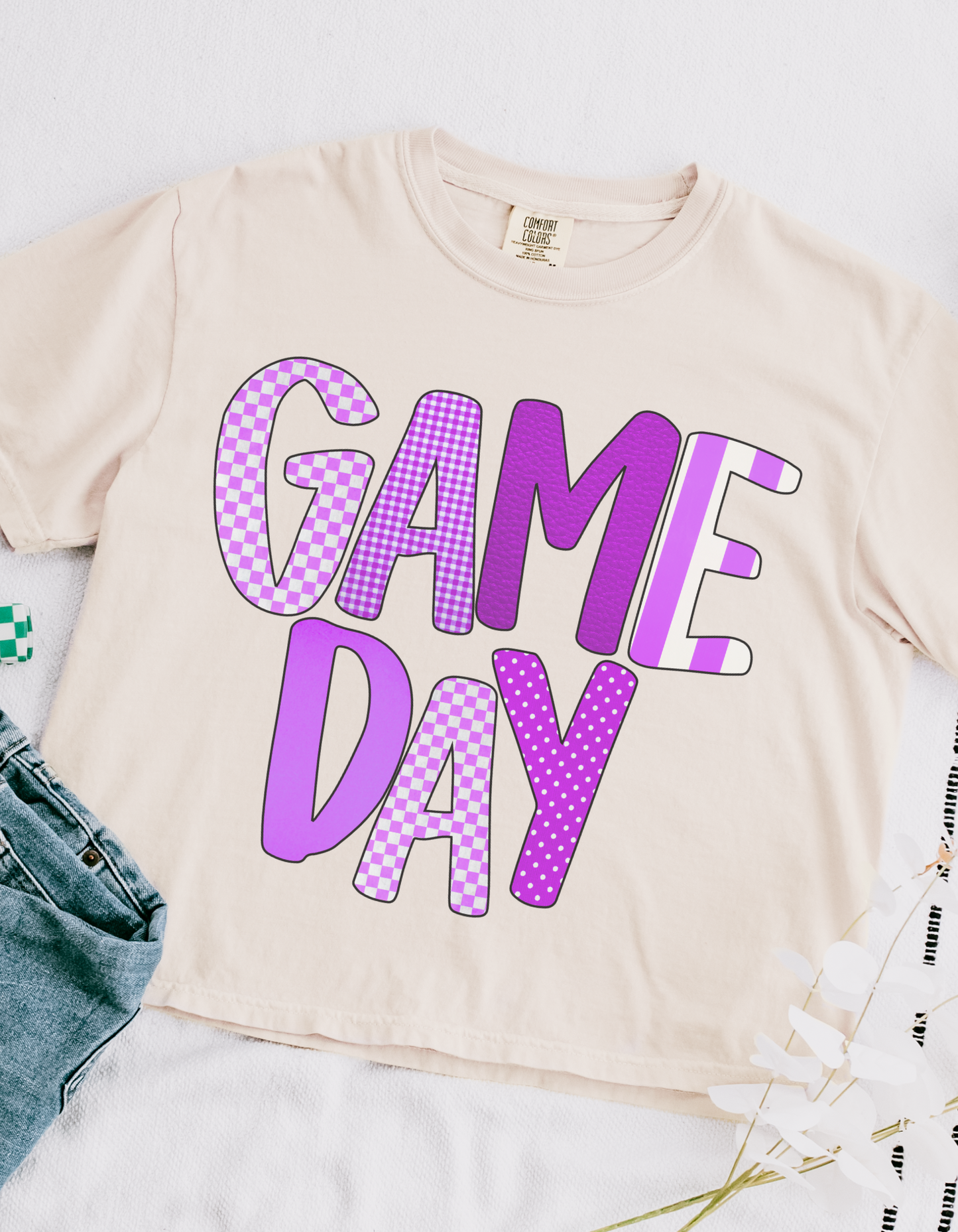 Game Day tshirt (cropped or full length)