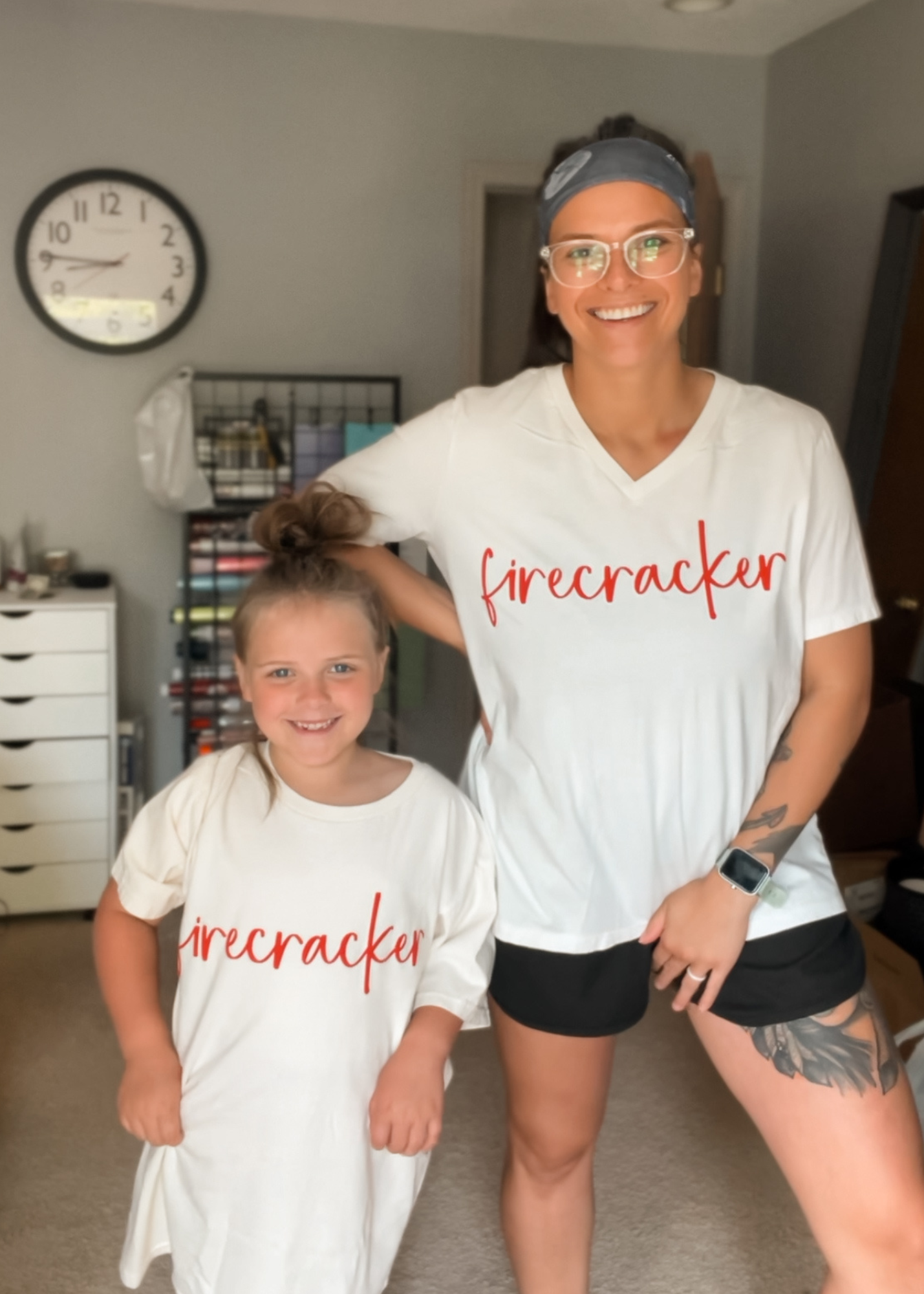 Firecracker Puff Print Tee