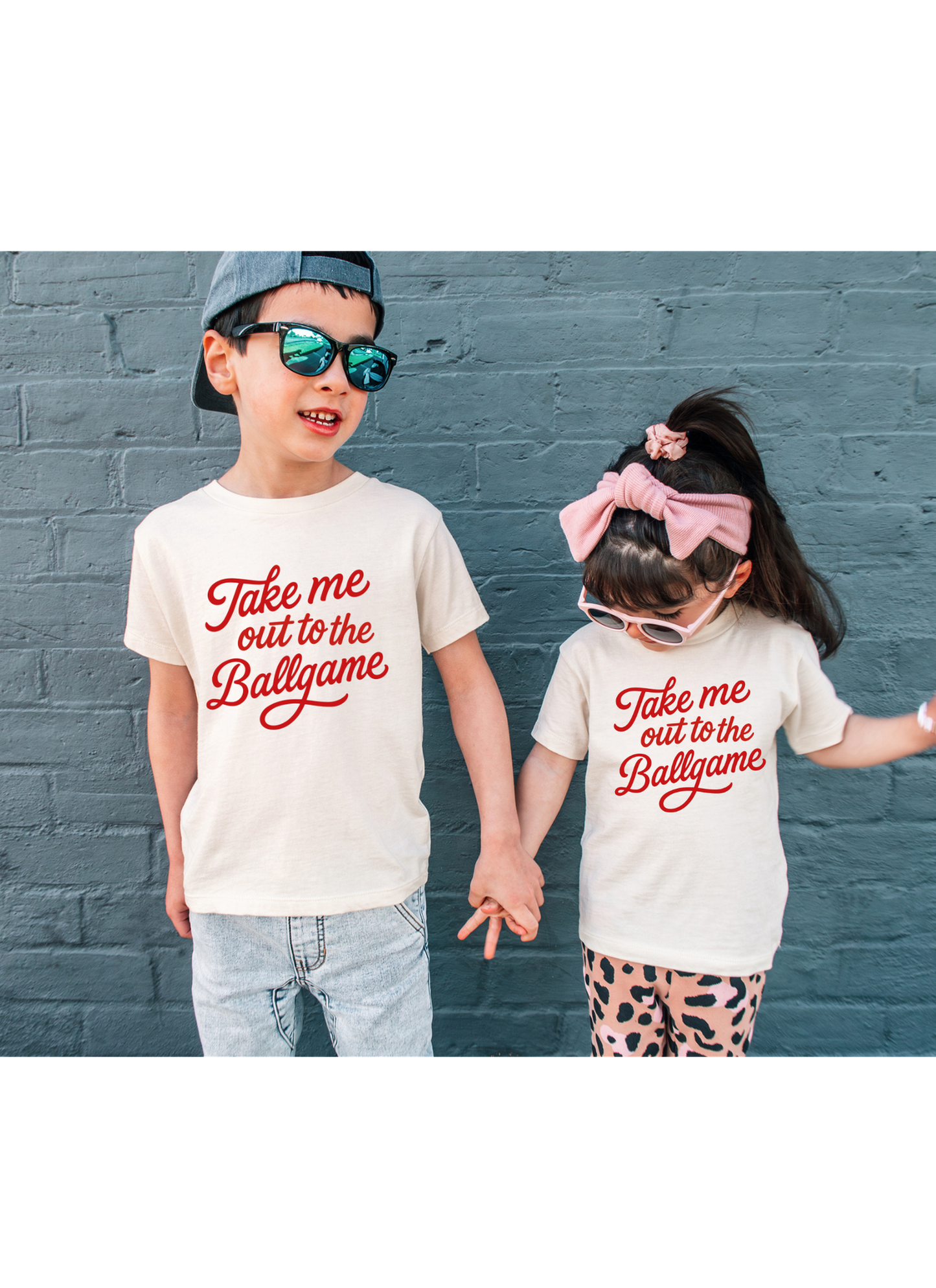 Take me out to the Ballgame Puff Print shirt