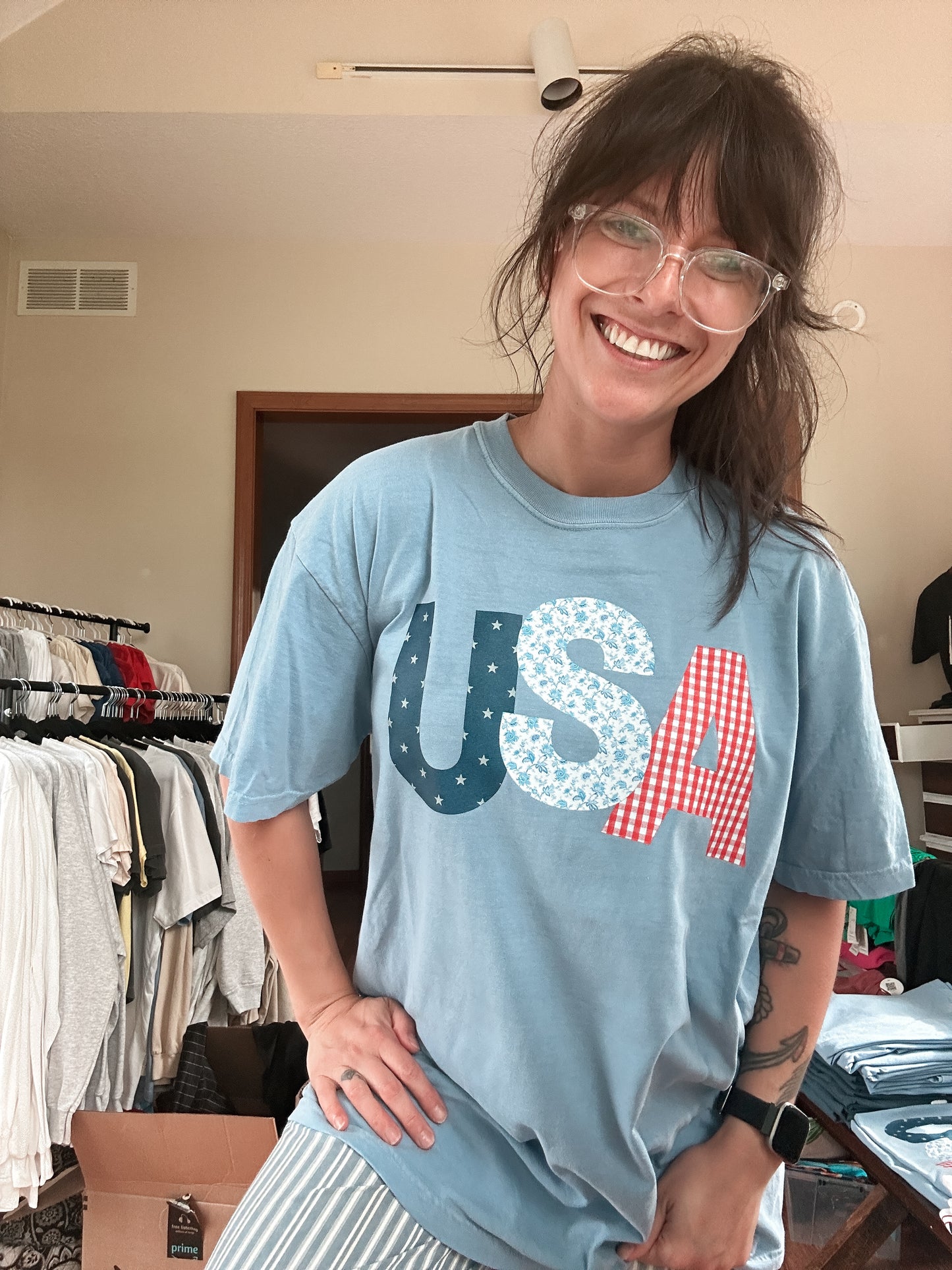 USA print Tshirt