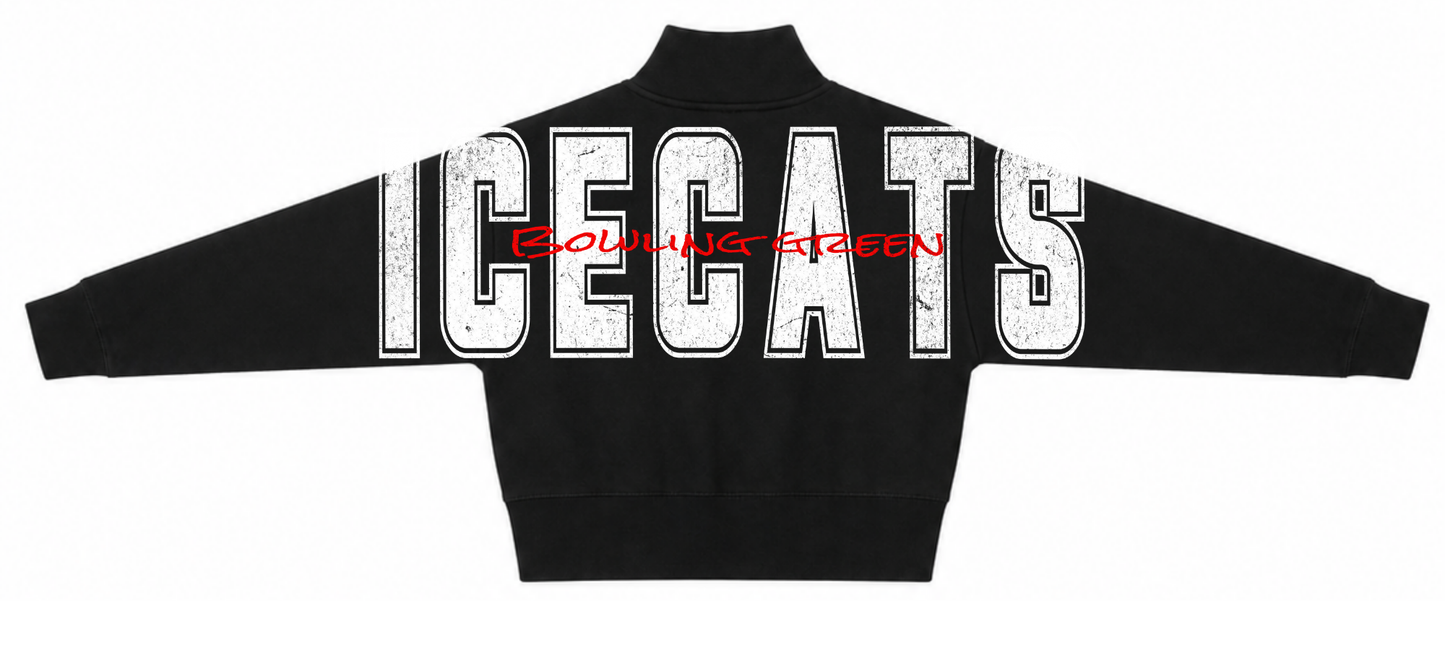 Mom Crop 1/4 zip up