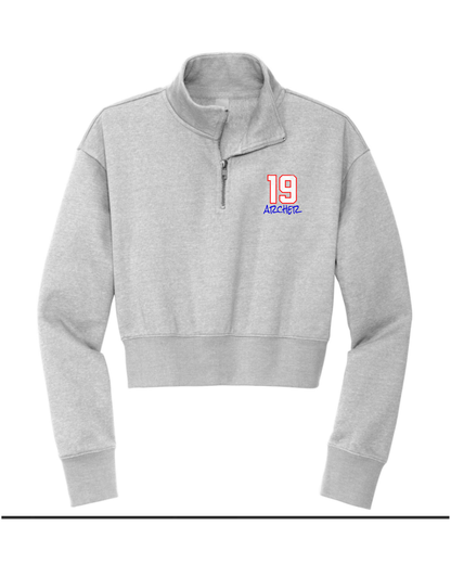 Women's Cropped Sylvania NorthStar 1/4 Zip Up