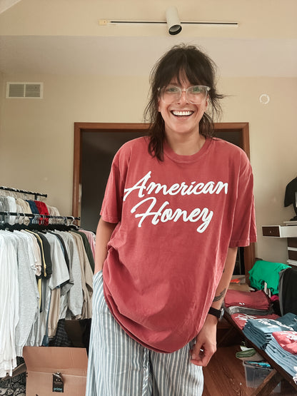American Honey Puff Print Tshirt
