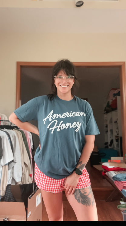 American Honey Puff Print Tshirt