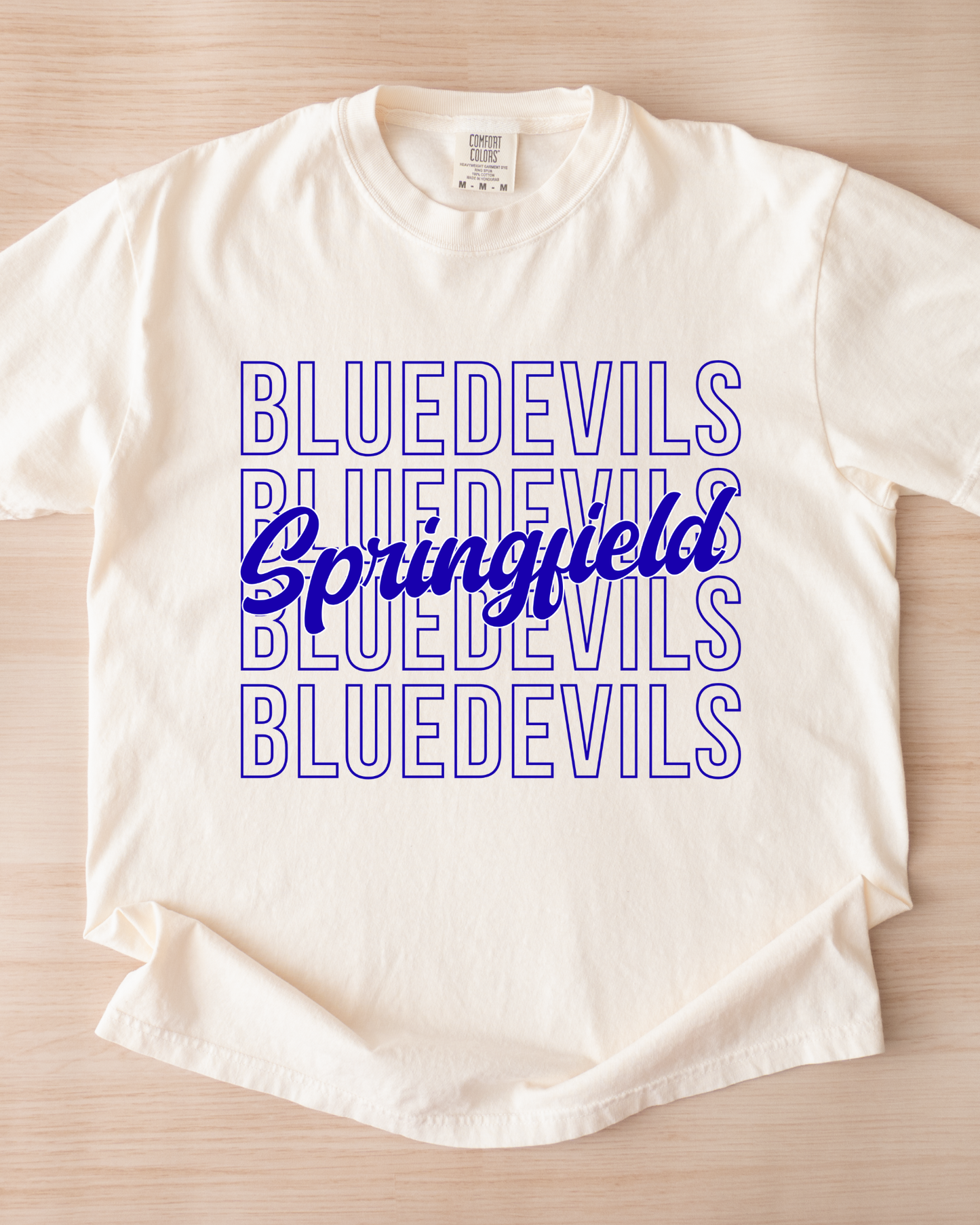 Springfield Blue Devils Tshirt (Toddler-Adult)