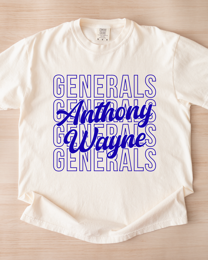 Anthony Wayne Generals Tshirt (Toddler-Adult)