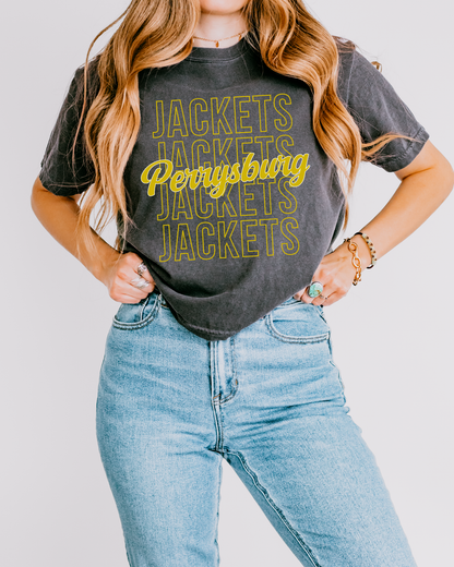 Perrysburg Adult Cropped Tshirt (Boxy and Baby Tee)