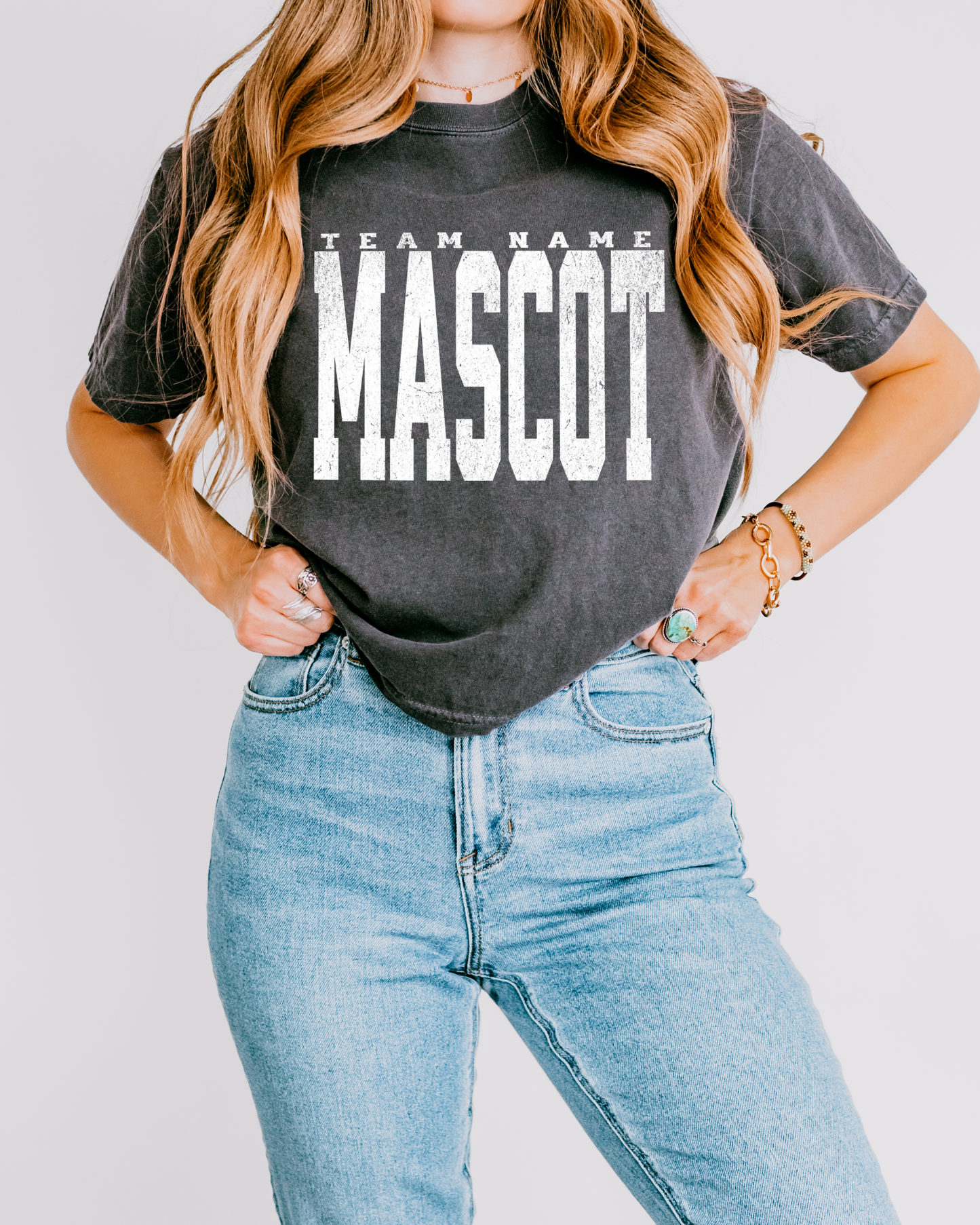 Custom School/Team Cropped Boxy tshirt