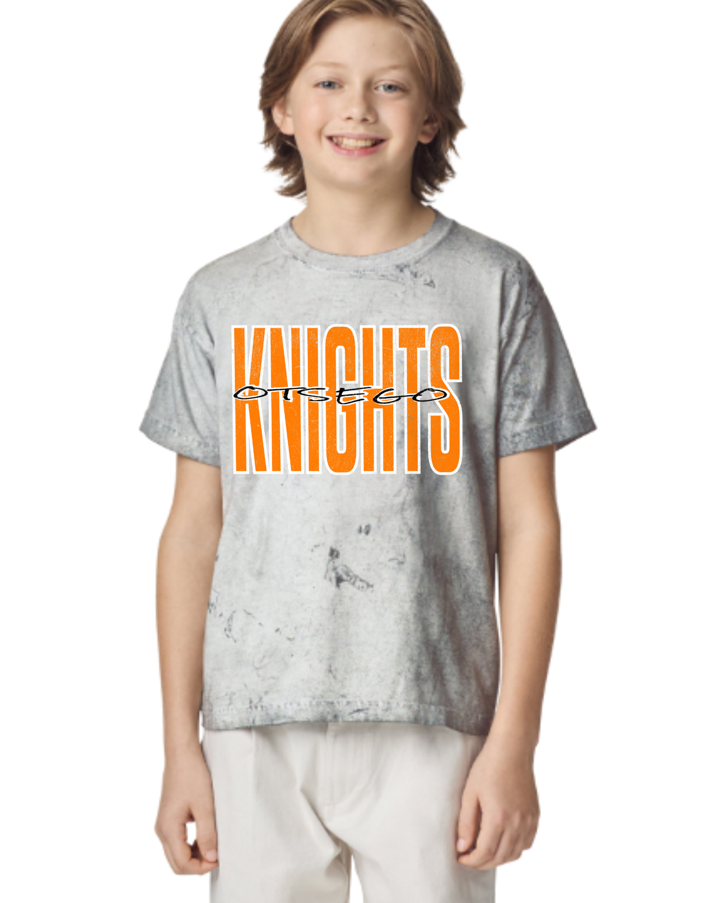 Knights distressed Tie Die Tshirt