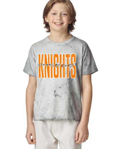 Knights distressed Tie Die Tshirt