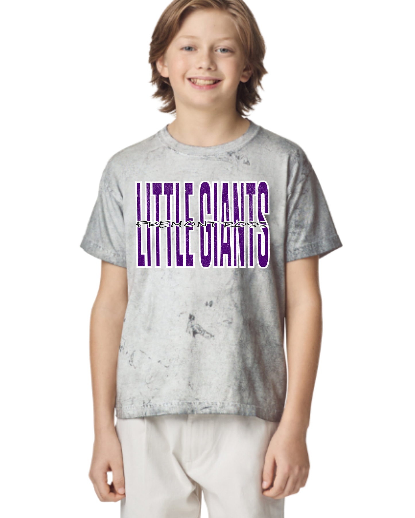 Little Giants distressed Tie Die Tshirt