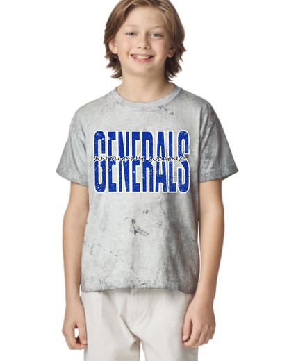 Generals distressed Tie Die Tshirt