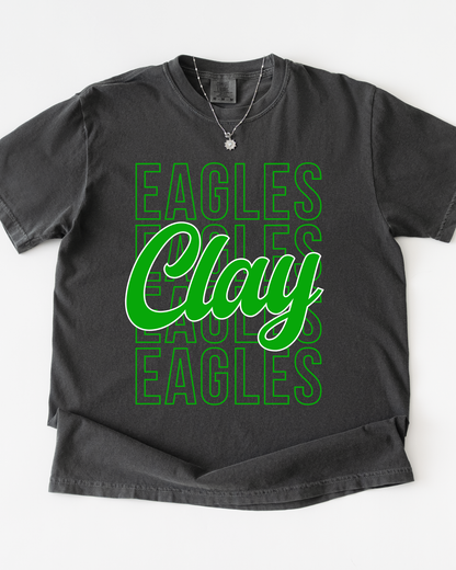 Clay Eagles Tshirt (Toddler-Adult)