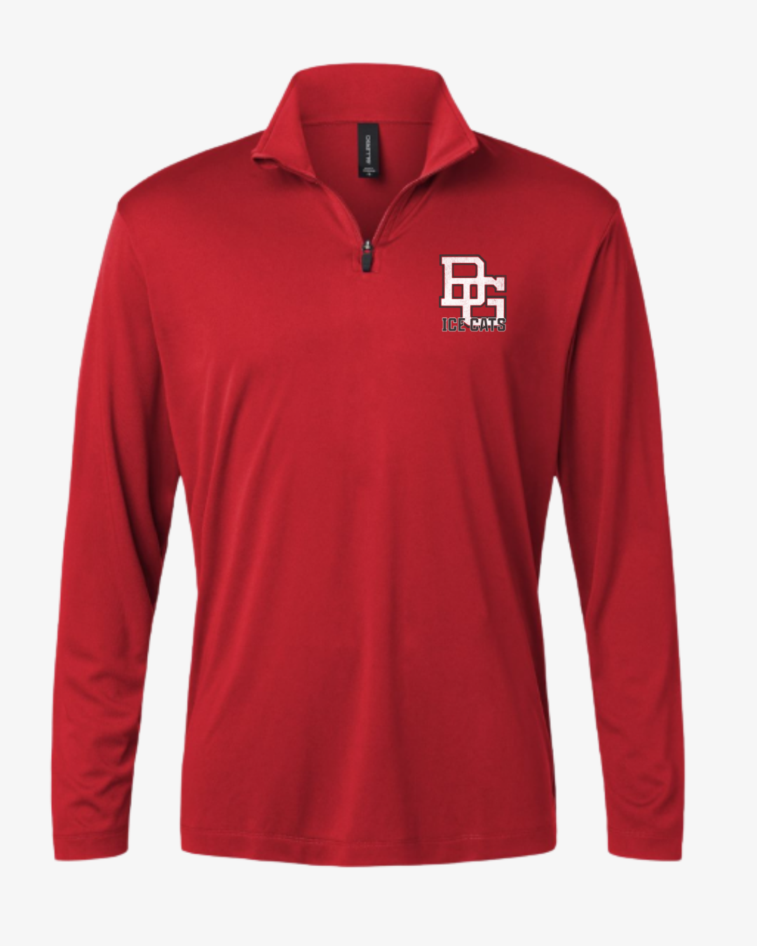 BG Ice Cats Performance Quarter-Zip Pullover (youth-adult)