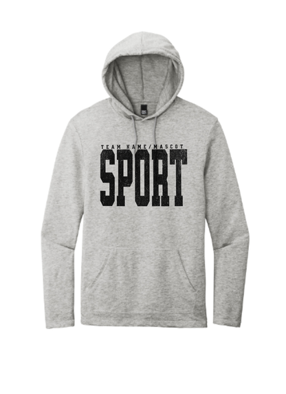Custom Sports Team Lightweight Hoodie