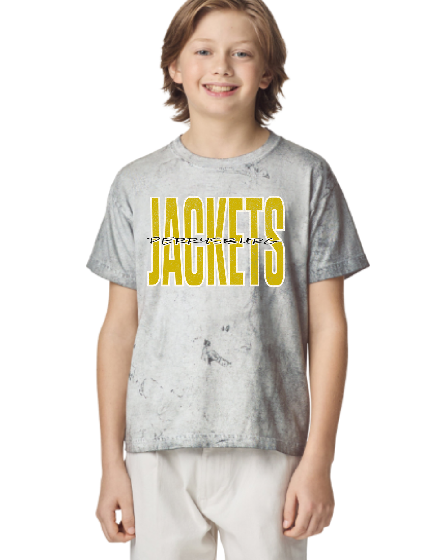 Jackets distressed Tie Die Tshirt