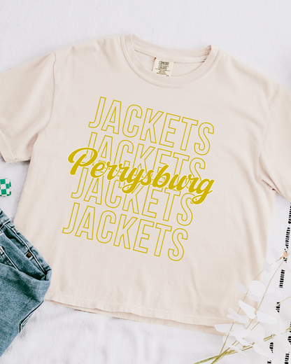 Perrysburg Adult Cropped Tshirt (Boxy and Baby Tee)