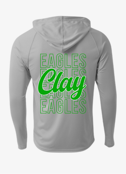 Clay Long Sleeved Hooded Tee (youth-adult)