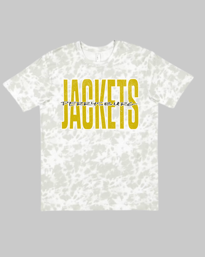 Jackets distressed Tie Die Tshirt