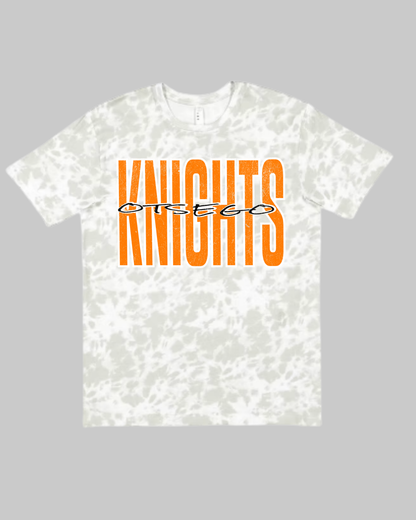 Knights distressed Tie Die Tshirt