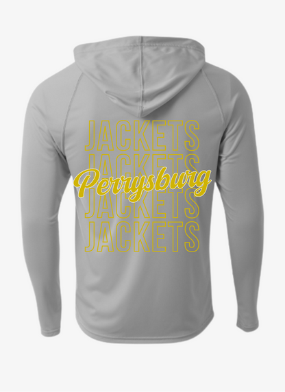 Perrysburg Long Sleeved Hooded Tee (youth-adult)