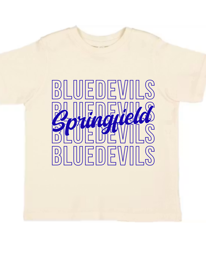 Springfield Blue Devils Tshirt (Toddler-Adult)