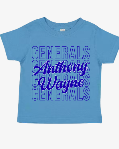 Anthony Wayne Generals Tshirt (Toddler-Adult)