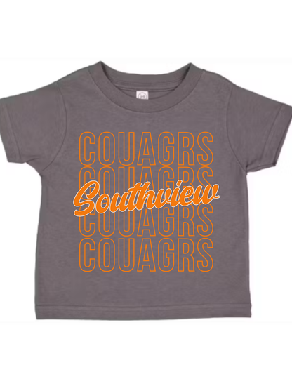 Southview Cougars Tshirt (Toddler-Adult)