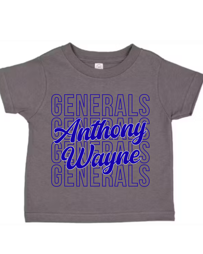 Anthony Wayne Generals Tshirt (Toddler-Adult)