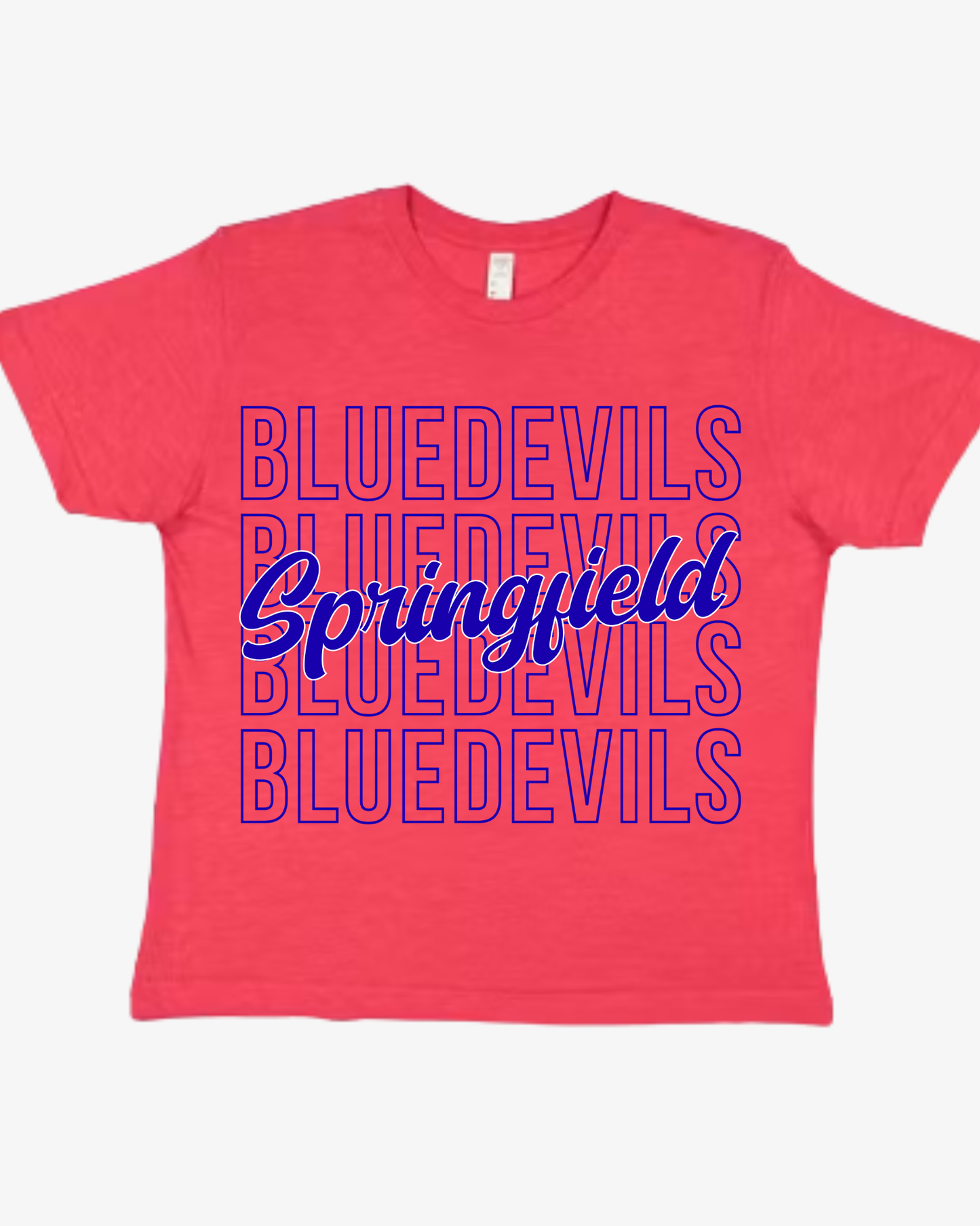 Springfield Blue Devils Tshirt (Toddler-Adult)