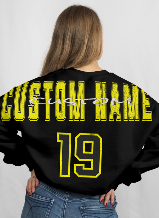 2 Color Big Back Crewneck