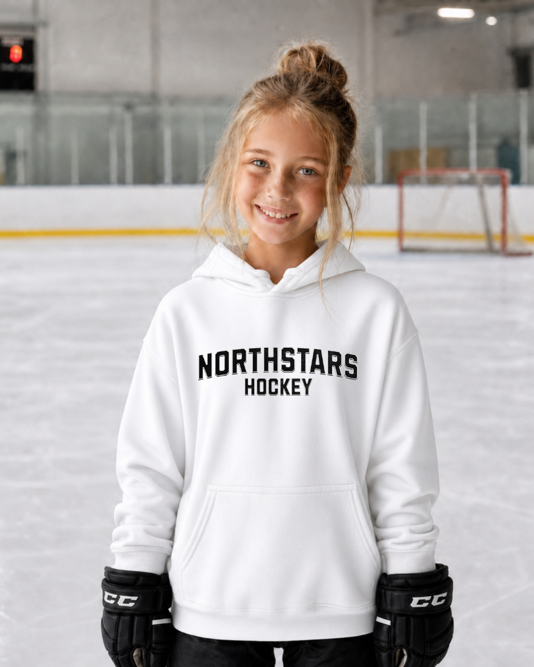 Her Game White Hoodie Youth-Adult