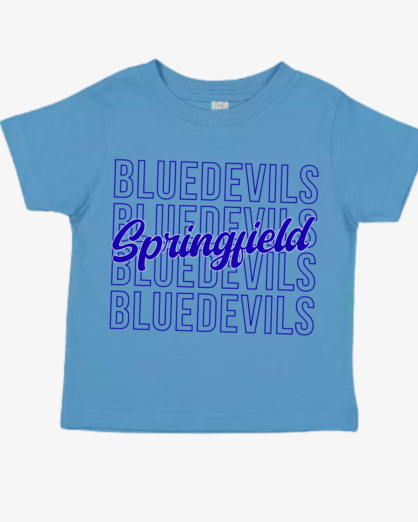 Springfield Blue Devils Tshirt (Toddler-Adult)