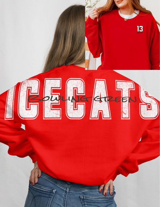 Ice Cats big back Crewneck