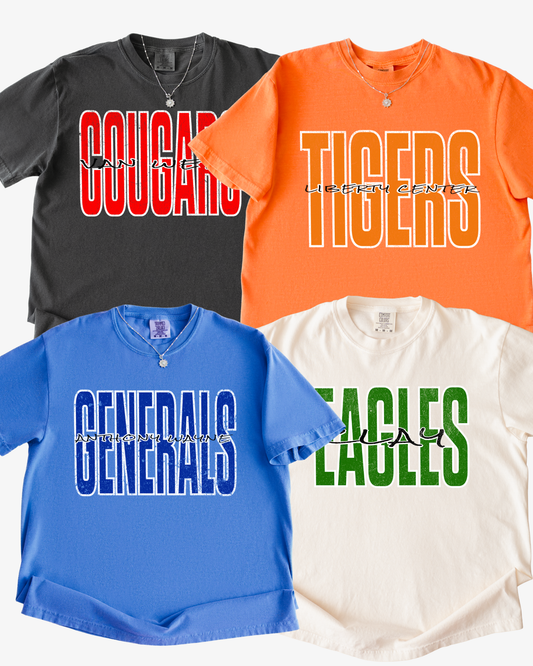Custom School/Mascot Tshirt (Adult)