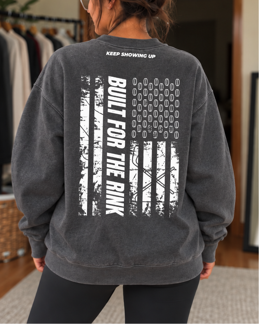 Built for the rink Crewneck mom and dad