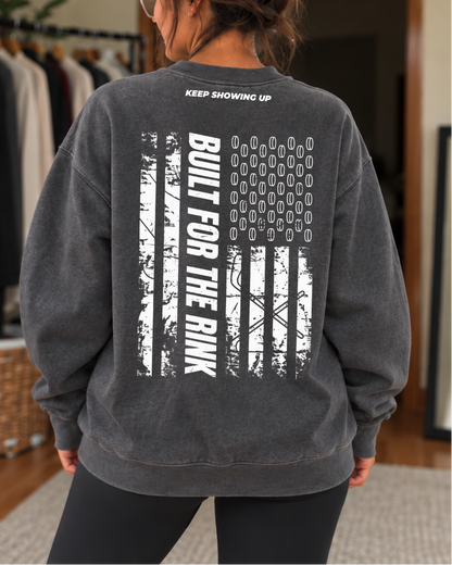Built for the rink Crewneck mom and dad