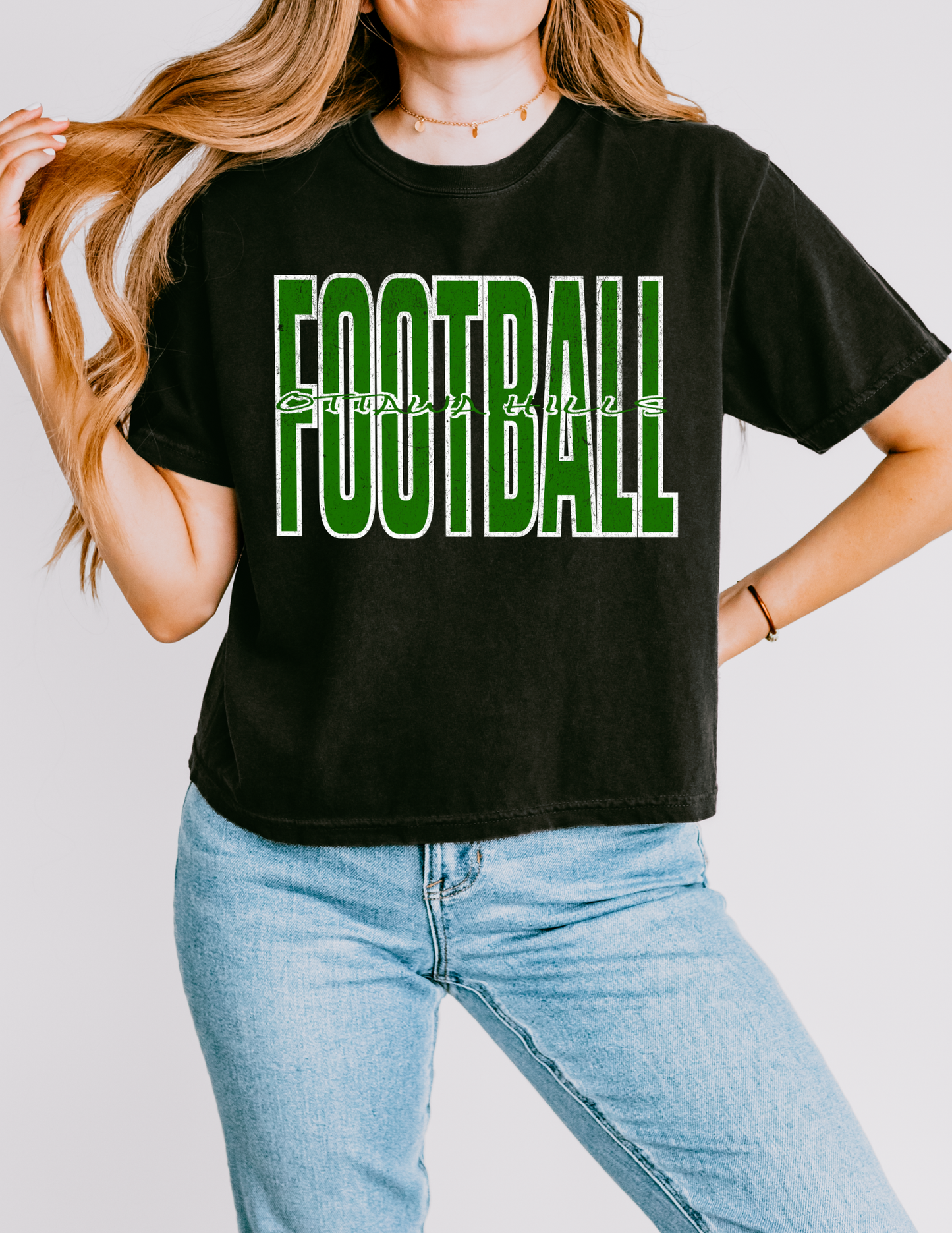 Bears Football Mom Boxy Tee