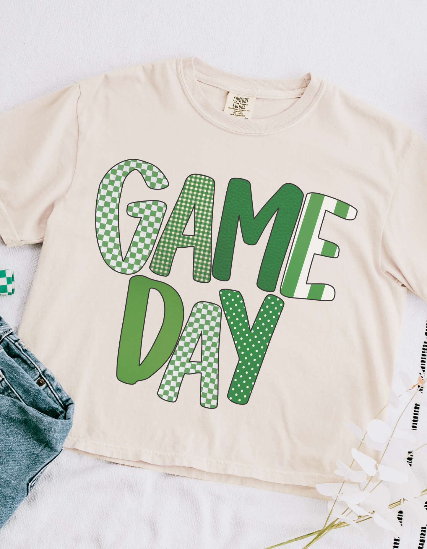 Game Day tshirt (cropped or full length)