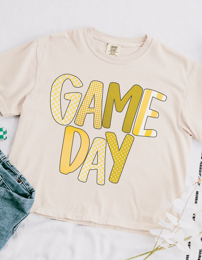 Game Day tshirt (cropped or full length)