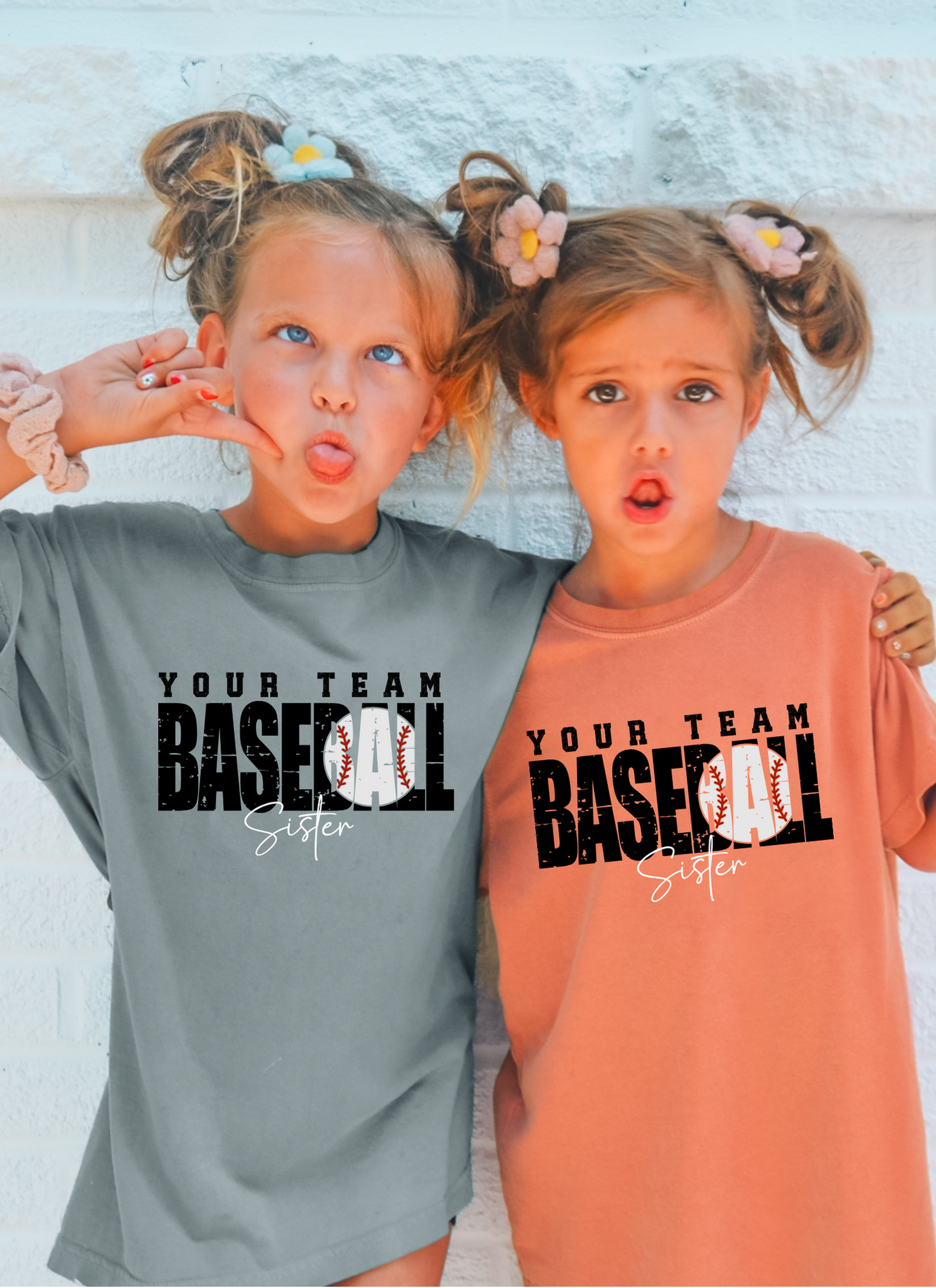 Custom Baseball/Softball Sister Tshirt (Youth)