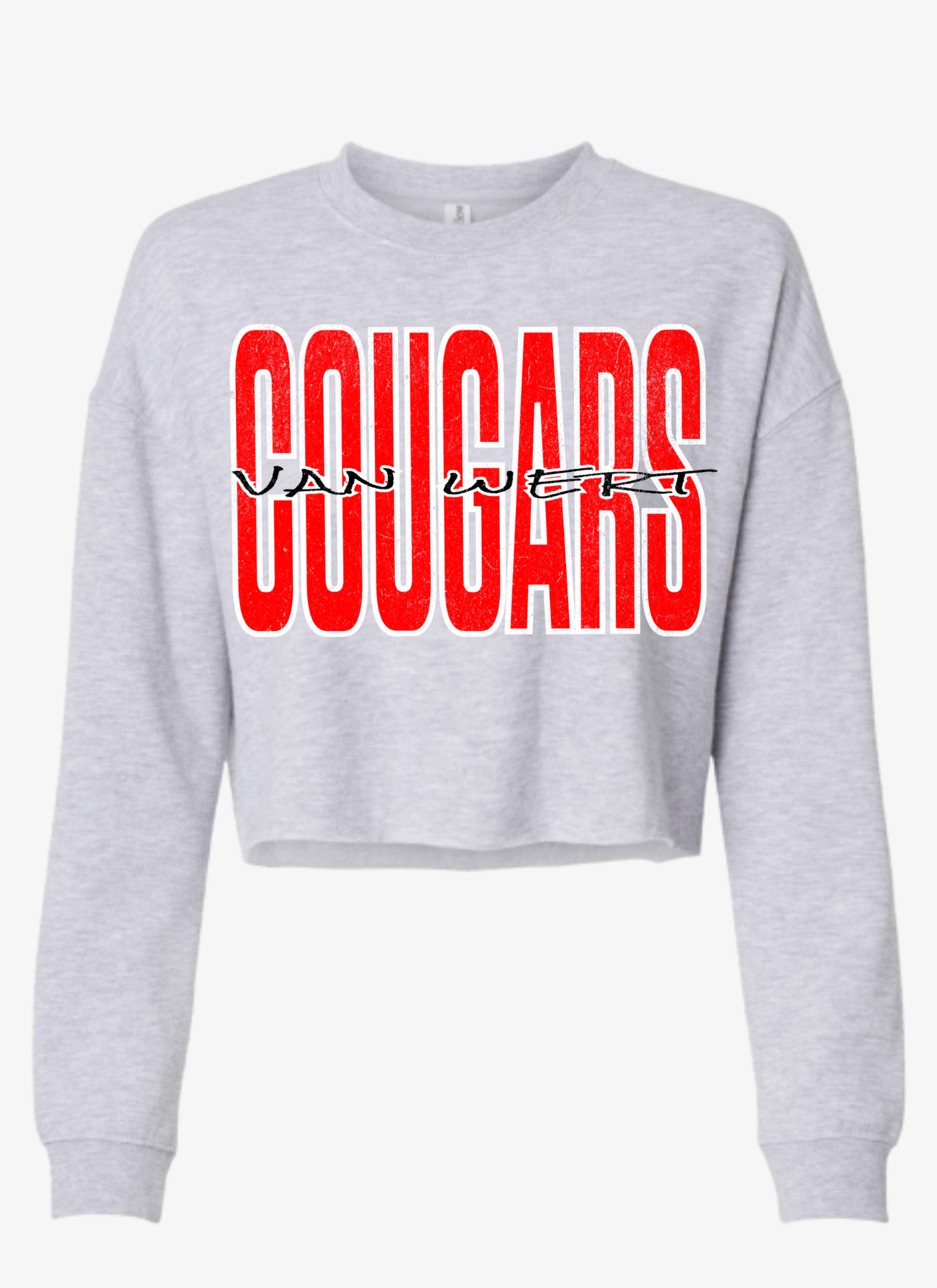 Cougars (Van Wert) Cropped Crewneck