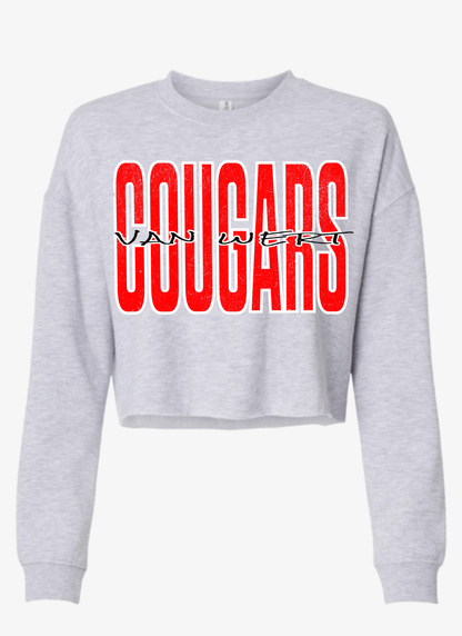 Cougars (Van Wert) Cropped Crewneck