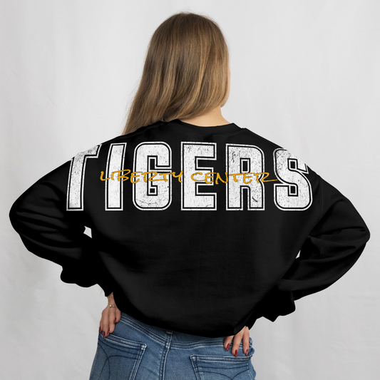 2 Color Big Back Crewneck