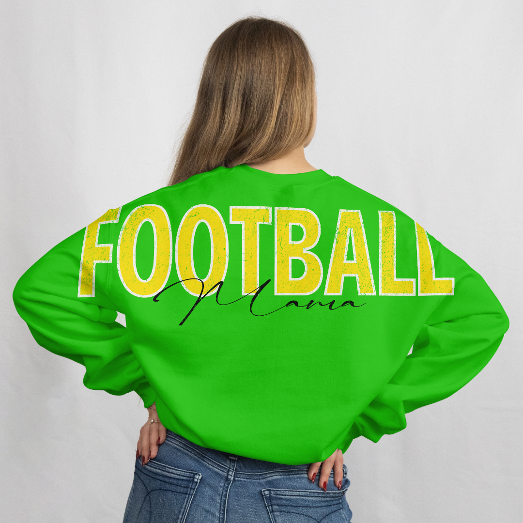 Football Mom Big Back Crewneck