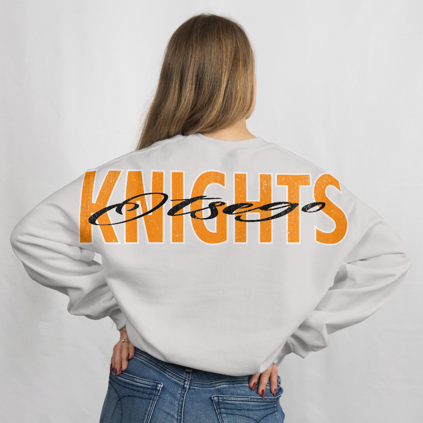 3 Color Big Back Crewneck