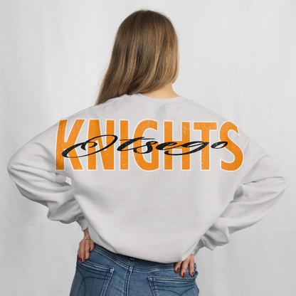 3 Color Big Back Crewneck