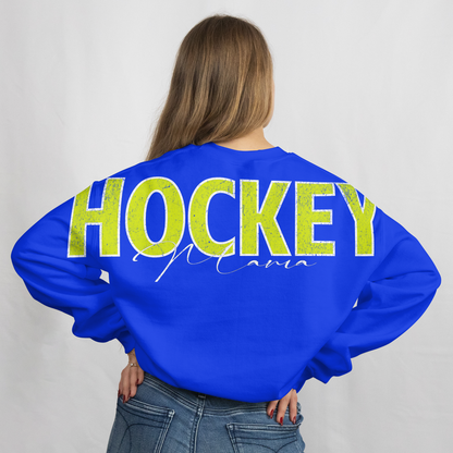 Hockey Mom Big Back Crewneck