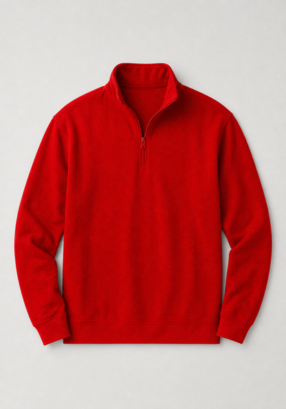 Light Weight 1/4 Zip Up Puff Print Desgin